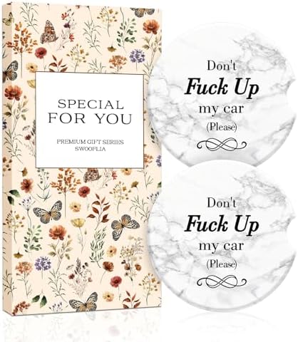 Swooflia Car Coasters for Women by Swooflia