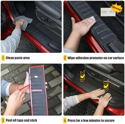 Door Sill Protector for 2021-2025 2026 Ford F150 SuperCrew Cab - Image 5
