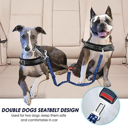 SlowTon Double Dog Seat Belt for Car - Image 2