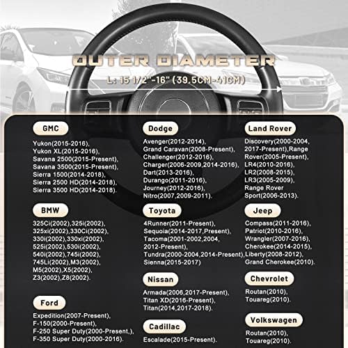 SEG Direct Car Steering Wheel Cover 15.25"-16", Plush Velvet Summer Winter - Image 5