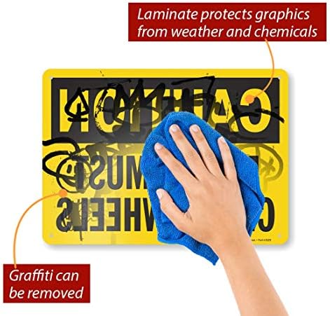 SmartSign 10 x 14 inch “Caution - Image 2
