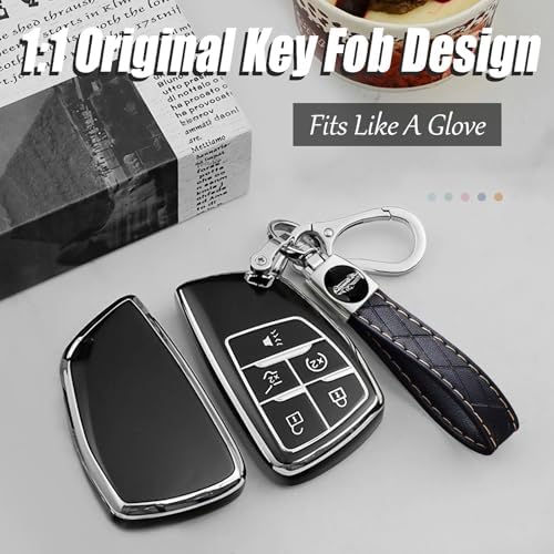 Montague Key Fob Cover for Chevy, Soft TPU Key Case for Silverado Tahoe Equinox - Image 6