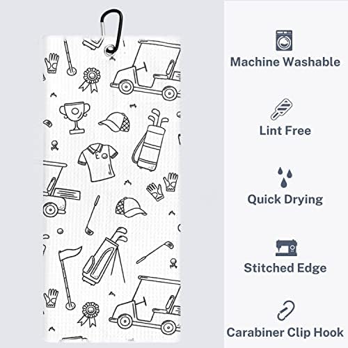 Microfiber Golf Towels for Golf Bags & Carts - Image 3