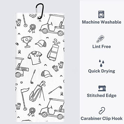 Microfiber Golf Towels for Golf Bags & Carts - Image 3
