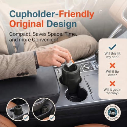 Trash Trapper Car Trash Can Cup Holder | Trash Can - Image 6