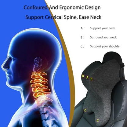 Car Neck Pillow for Driving Gaming Chair Headrest Pillow Office Chair Neck - Image 4