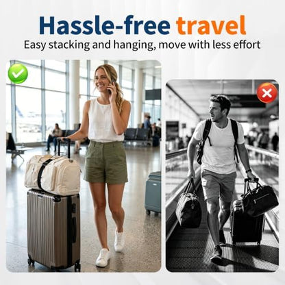 2Pcs Luggage Straps for Suitcases, Adjustable Luggage Connector Straps - Image 4