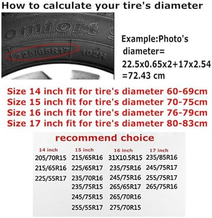 PVC Leather Spare Tire Covers for Trailers, Funny Cute Donkey Animal Wheel - Image 6