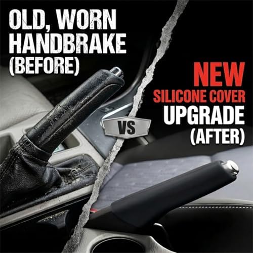 Car Handbrake Cover, Anti-Slip Silicone Automotive Handle Grip Protector - Image 5