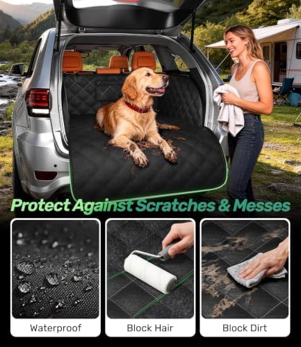Zanch SUV Cargo Liner for Dogs, Thick Foam-Padded Sidewalls，XL - Image 3