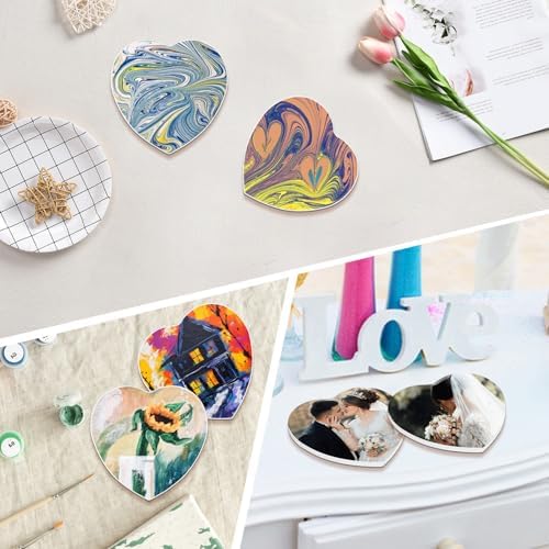 40 Pack 4.25 Inch Heart Sublimation Ceramic Tiles - Image 7