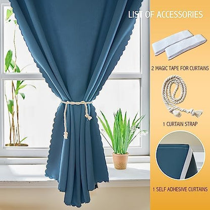 JILRON Magic Tape Stick on Portable Curtains - Image 6