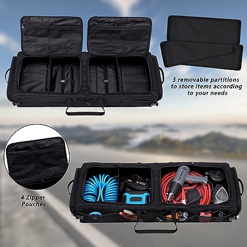 Foldable Truck Under Seat Storage Organizer Removable Dividers Fit F150 - Image 7