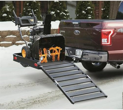 Guide Gear Vehicle Hitch Cargo Carrier, Pickup Truck Ramps Aluminum, 3-Position by GuideGear