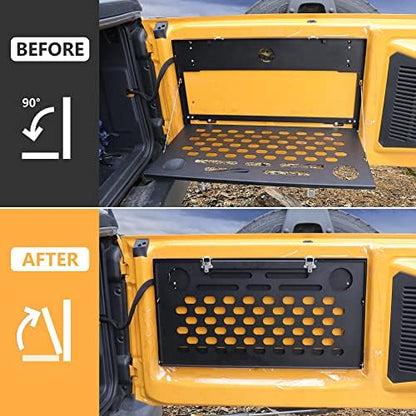 Foldable Tailgate Table Storage - Image 5