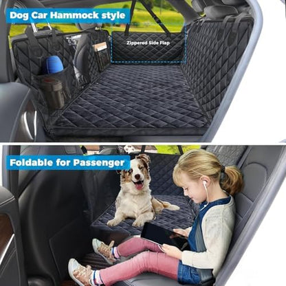 URPOWER Back Seat Extender for Dogs, Large Hard Bottom Dog Car Seat Cover - Image 5