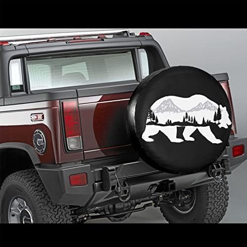 Bear and Mountain Spare Tire Cover Wheel Protectors Tyre Covers Waterproof - Image 2