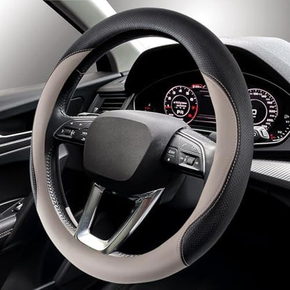 Car Steering Wheel Cover, Non-Slip Leather Protector - Image 6