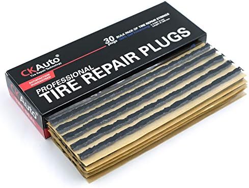 CKAuto 30 pcs 8" Black Tire Repair Strings Tire Repair Plugs by CKAuto