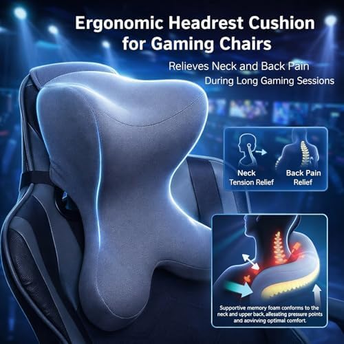 Car Neck Pillow for Driving Seat headrest Pillow/Gaming Chair Pillow - Image 2