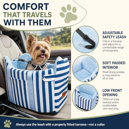 Console Dog Car Seat for Small Dogs to 15lbs - Image 5