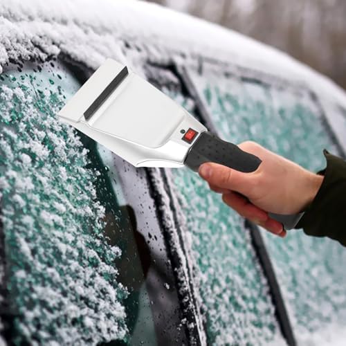 Heated Car Ice Scraper for Winter Thick Snow and Frost Removal - Image 6