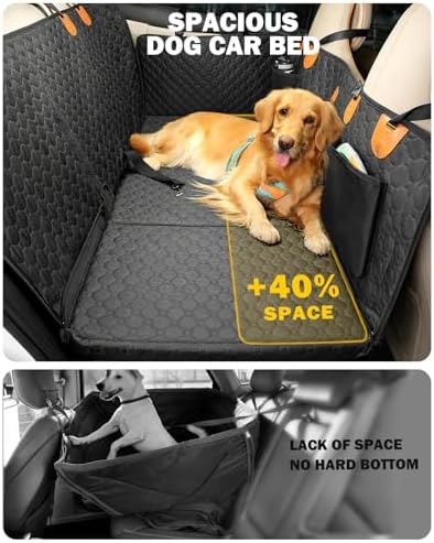 Back Seat Extender for Dogs, Waterproof Dog Car Seat Cover for Back Seat - Image 2