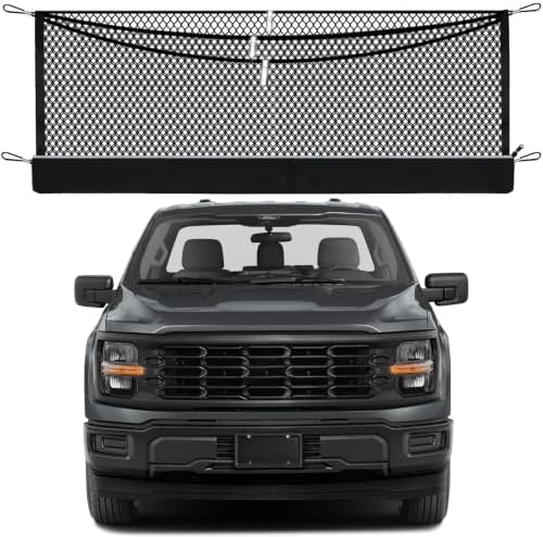 3-Layer Cargo Net for Ford F150/F-250/F-350/F-450 2015-2026, Zoned Storage by MakeLifeBetter