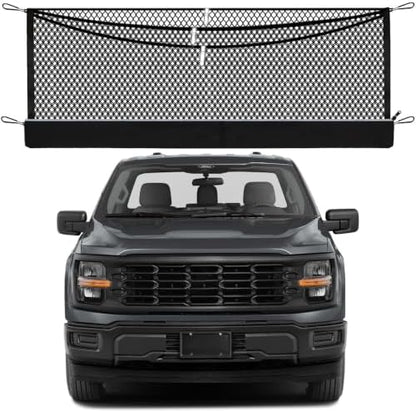 3-Layer Cargo Net for Ford F150/F-250/F-350/F-450 2015-2026, Zoned Storage by MakeLifeBetter
