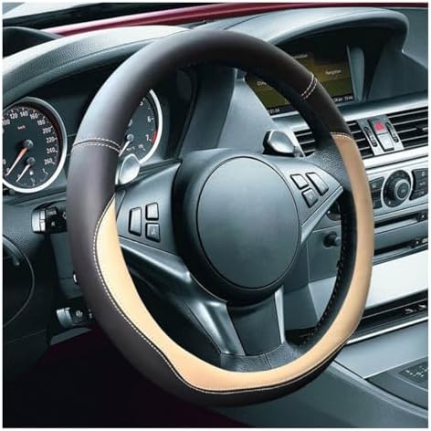 LAINLOY 15" Car Steering Wheel Cover, Microfiber Leather Cover - Image 2