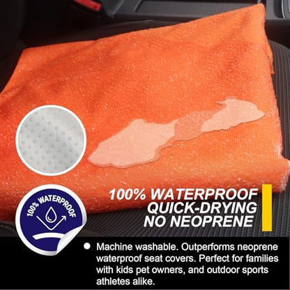 Back Seat Cover for Car Trucks Van SUV Jeep, Waterproof Rear Bench Towel Seat - Image 3