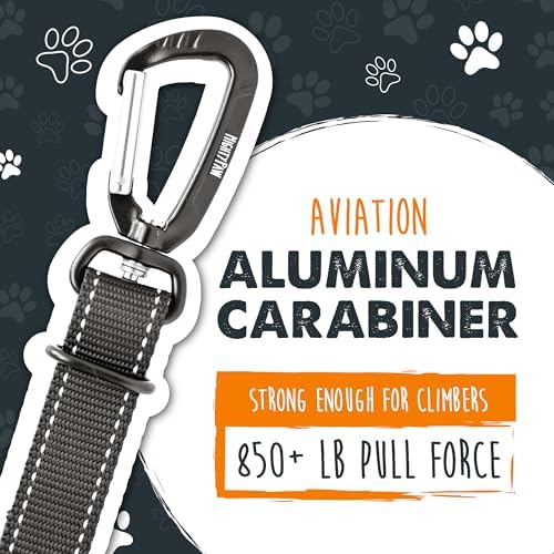 Mighty Paw Dog Seat Belt for Car, Heavy-Duty Aviation Aluminum Carabiner - Image 5