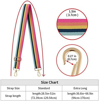 ZOOEASS Wide Shoulder Strap Adjustable Replacement Belt Crossbody Canvas Bag - Image 5