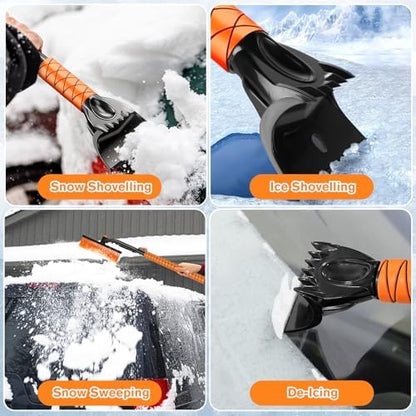 Showvigor Extendable Snow Brush and Ice Scraper - Image 7