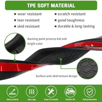 Door Sill Guards Kit Rubber Door Entry Guards Protector - Image 2