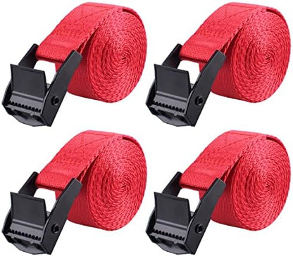 TRIWONDER Cinch Tie Down Strap Lashing Straps Heavy Duty Nylon Straps by TRIWONDER