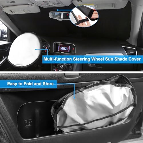 Windshield Sun Shade for 2014-2019 2020 Acura MDX Accessories - Image 6