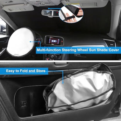 Windshield Sun Shade for 2014-2019 2020 Acura MDX Accessories - Image 6