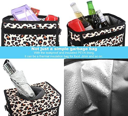 Femuar Leak Proof Car Trash Bag Large Capacity Waterproof Garbage Can - Image 4
