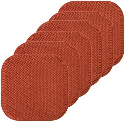 Sweet Home Collection Chair Cushion Memory Foam Pads Honeycomb Pattern Slip Non by SweetHomeCollection