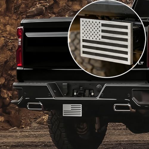 Synrroe 2" Heavy Duty Stainless Steel Flag Hitch Cover, Car Wash Safe - Image 6