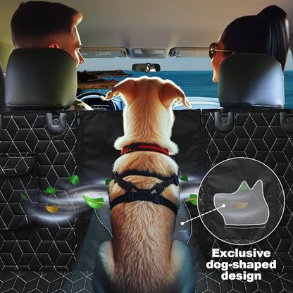 Meginc Dog Car Seat Cover for Back Seat, 600D Oxford Fabric Pet Seat Protector - Image 5