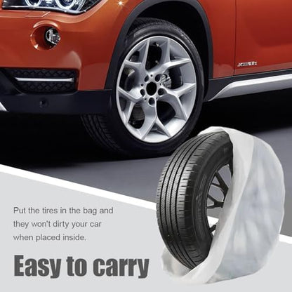 8PCS Extra-Large Tire Covers, Tire Storage Bags, Waterproof Dustproof Wheel - Image 4
