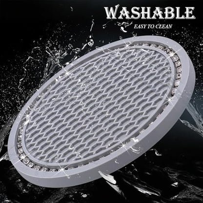 4PCS Bling Cup Holder Coaster, 2.75 Inch Auto Car Cup Holder Insert Coasters - Image 5