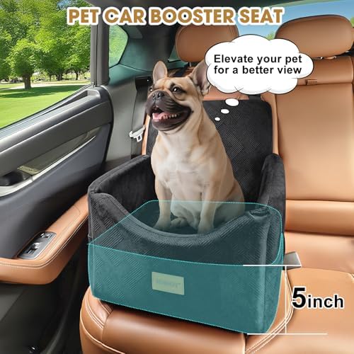 JOEJOY Dog Car Seats for Small Medium Dogs Under 35lbs, Dog Booster Seat - Image 4