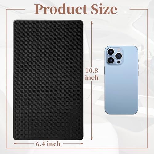 ecocstm Dash Mat for Car, 10.8" x 6.4" Anti Slip Dashboards Mat - Image 2