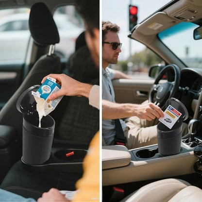 Car Trash Can with Lid, 2 Pack, 180 Trash Bags - Image 6