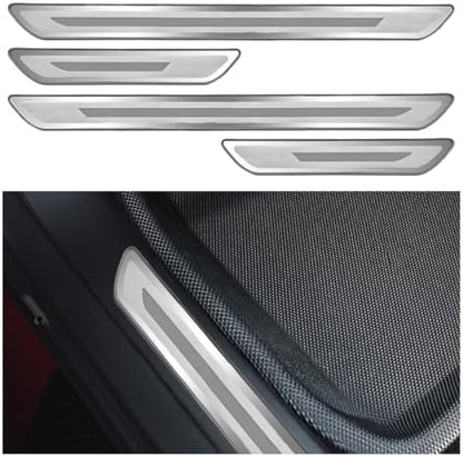 Craedli 4PCS Car Door Sill Protector, Stainless Steel Car Front & Rear Doors by Unknown
