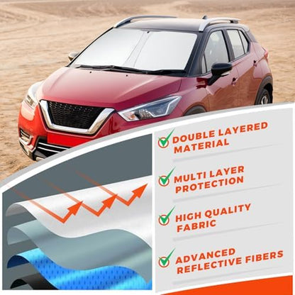 Foldable Front Windshield Sunshade fit - Image 3