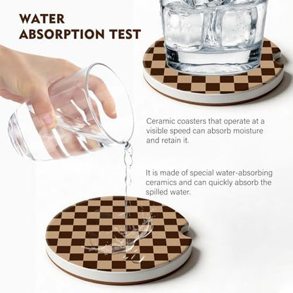 2 Pack Car Coasters for Cup Holders, Cute Car Accessories Interior - Image 3